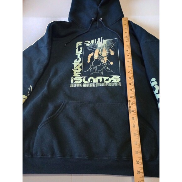 Future Islands Band Black Hoodie XL Fruit Of The Loom - Picture 5 of 8
